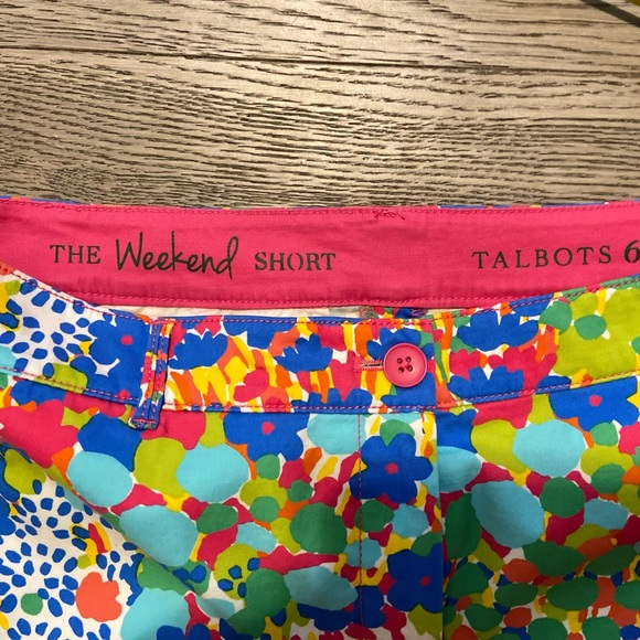 Talbots New Floral Shorts With Tags - Picture 8 of 9